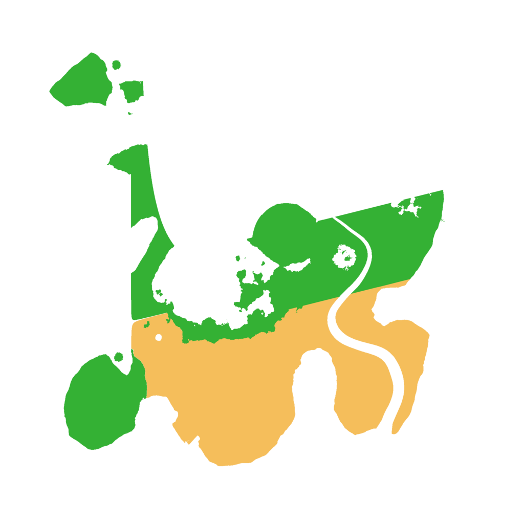 Biome Rust Map: Procedural Map, Size: 2312, Seed: 1