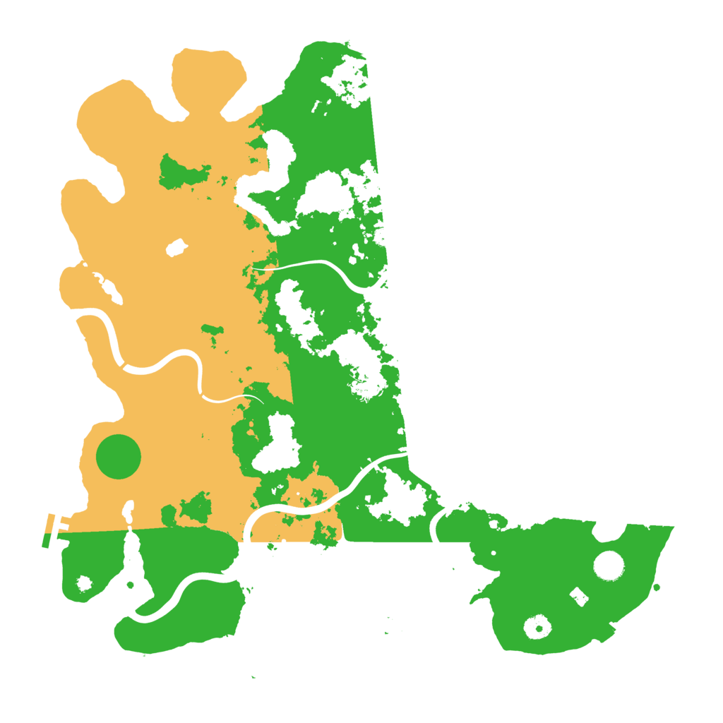 Biome Rust Map: Procedural Map, Size: 4250, Seed: 688434176