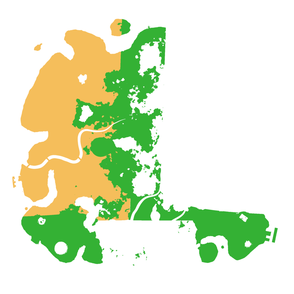 Biome Rust Map: Procedural Map, Size: 4000, Seed: 22809