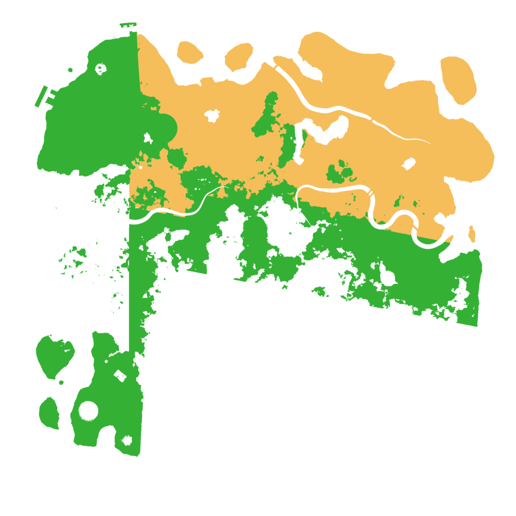 Biome Rust Map: Procedural Map, Size: 4650, Seed: 54789