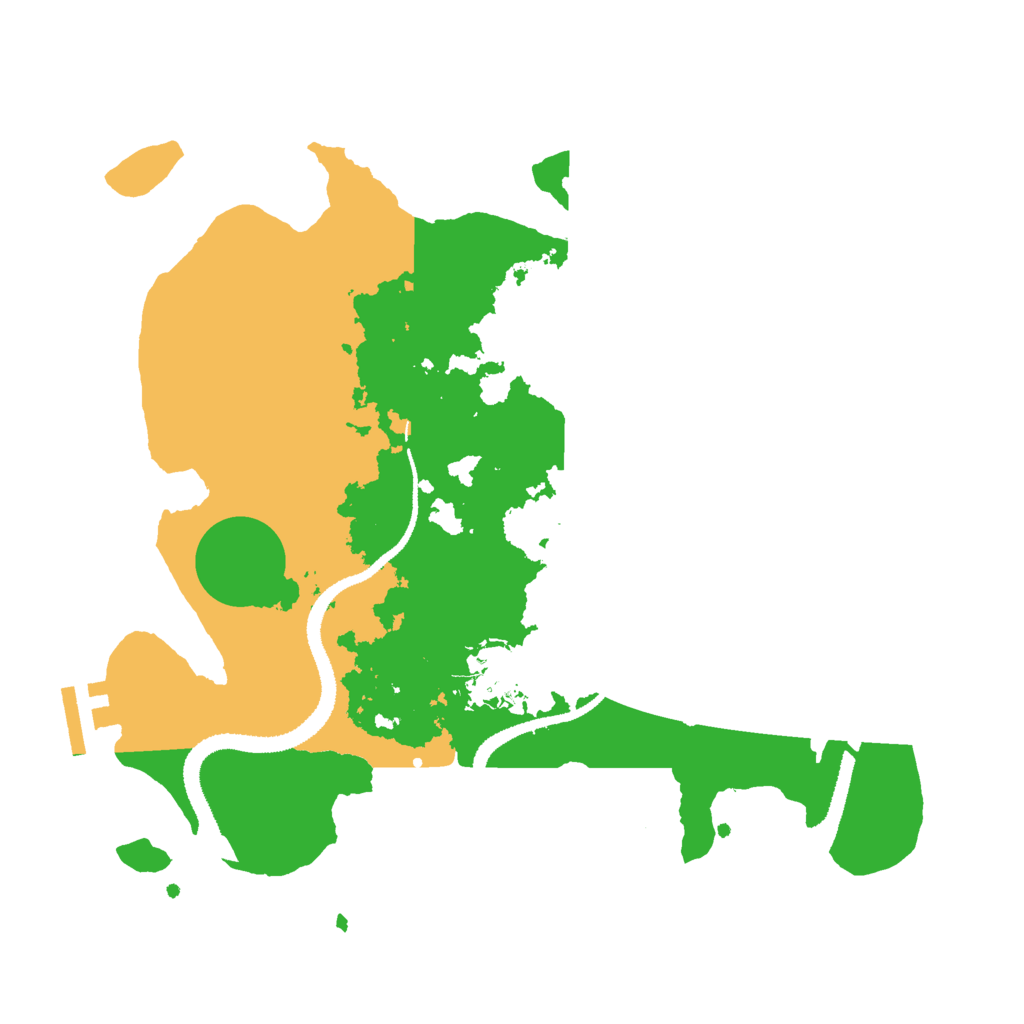 Biome Rust Map: Procedural Map, Size: 3000, Seed: 987515398