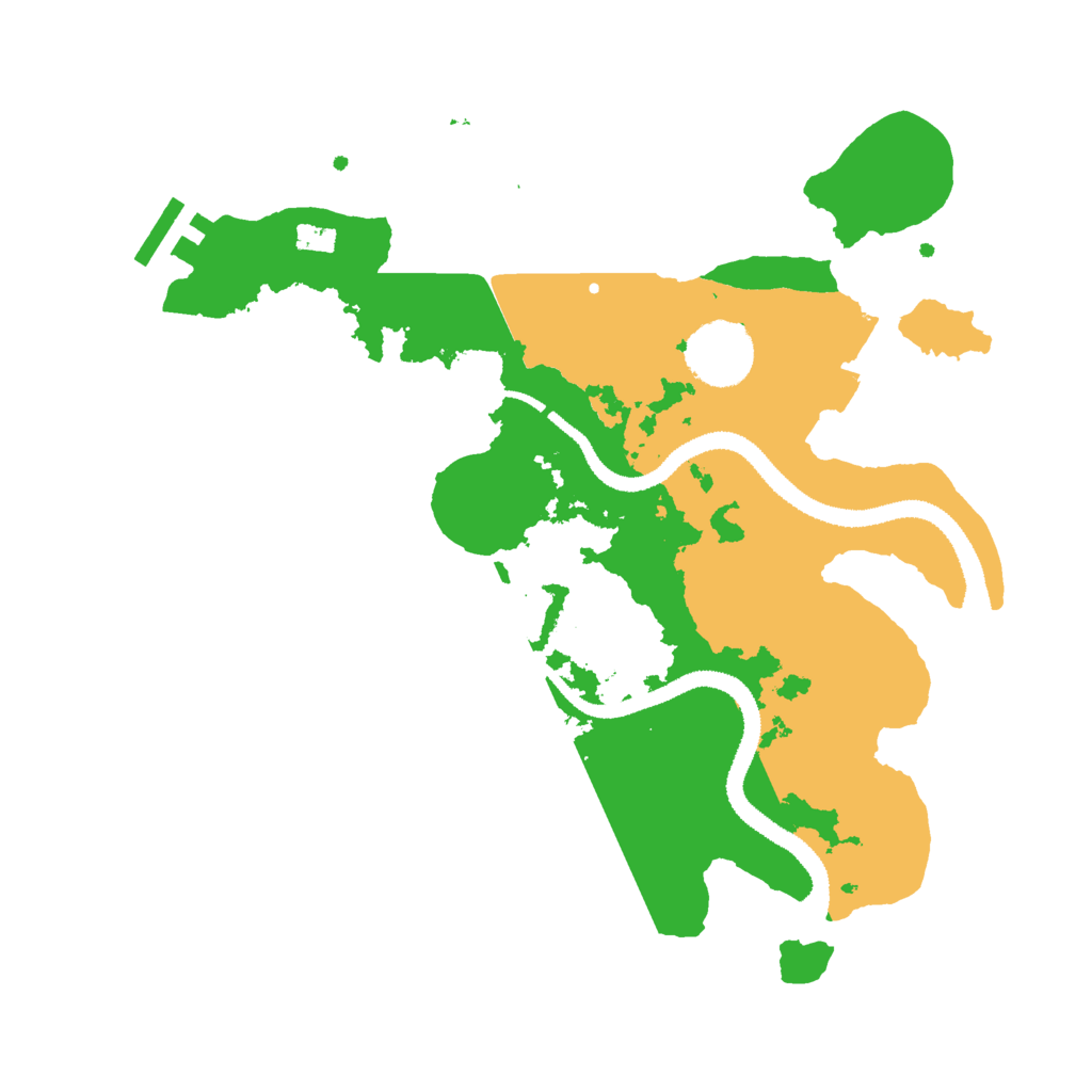 Biome Rust Map: Procedural Map, Size: 3000, Seed: 3289746