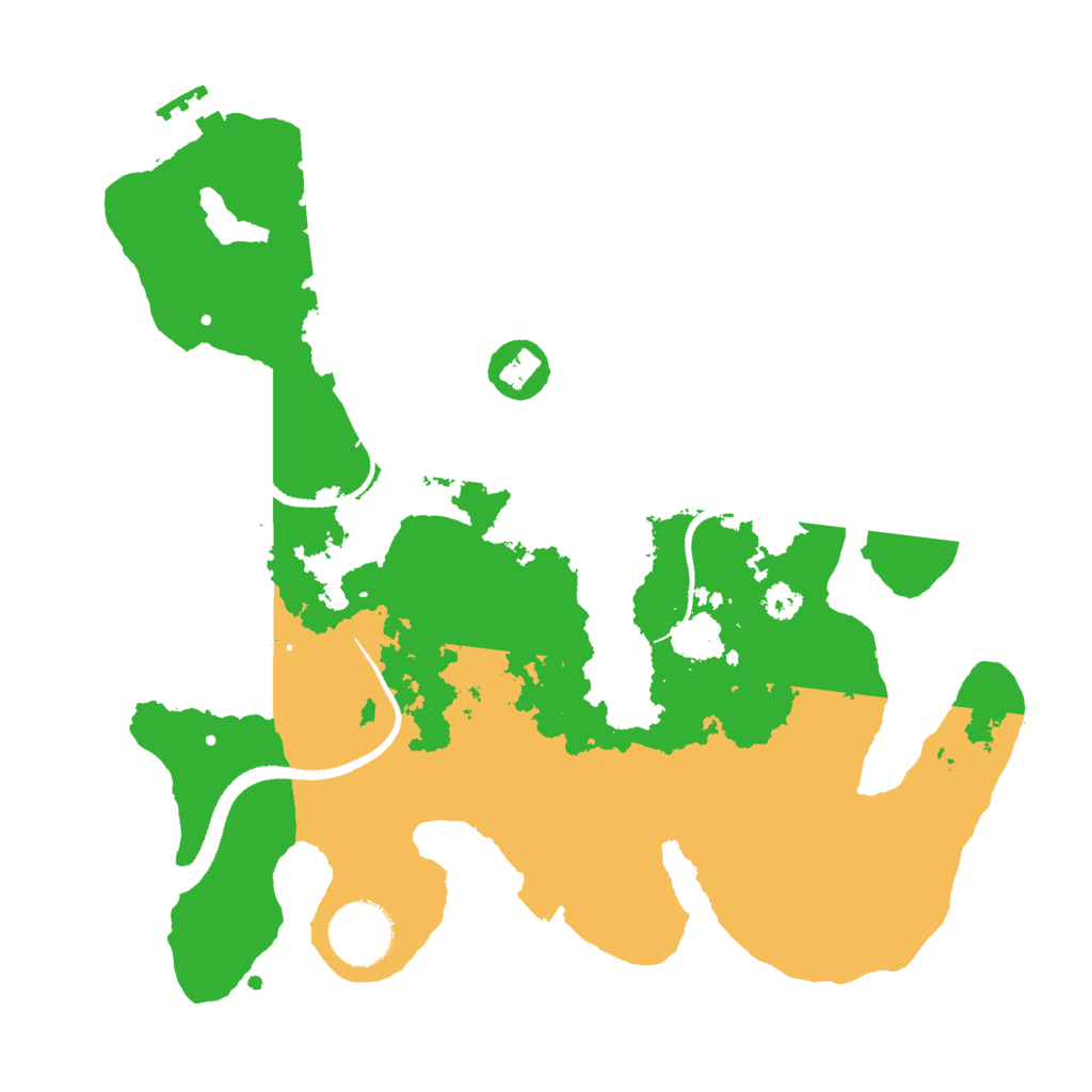 Biome Rust Map: Procedural Map, Size: 3000, Seed: 1692275684