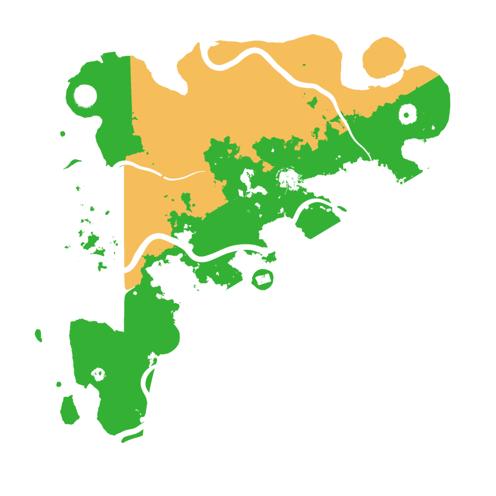 Biome Rust Map: Procedural Map, Size: 3800, Seed: 34044520