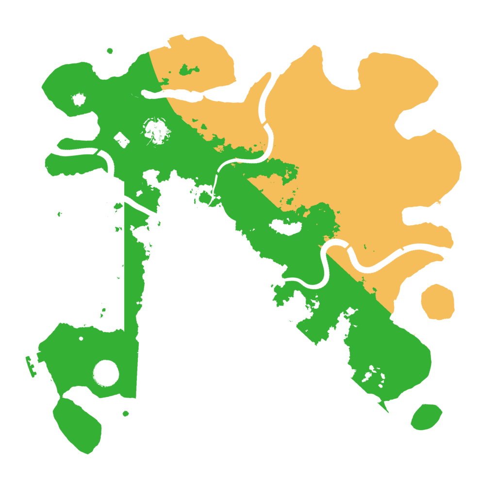 Biome Rust Map: Procedural Map, Size: 3500, Seed: 1535195100