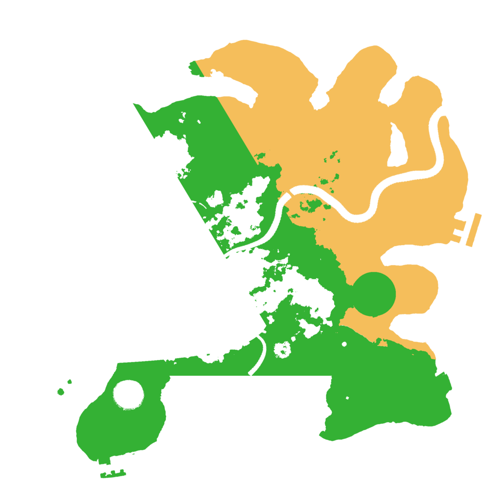 Biome Rust Map: Procedural Map, Size: 3000, Seed: 6907234
