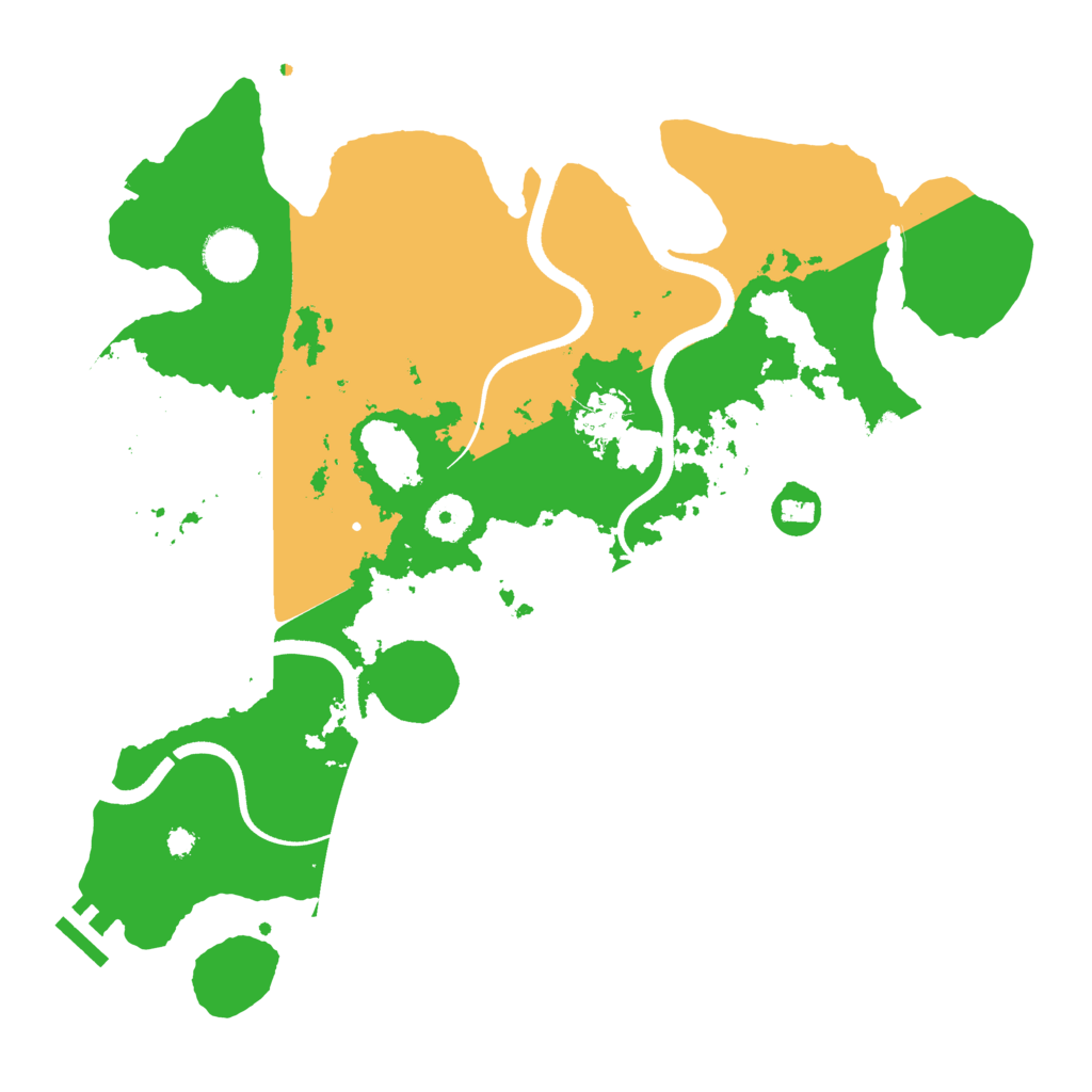 Biome Rust Map: Procedural Map, Size: 3534, Seed: 481981