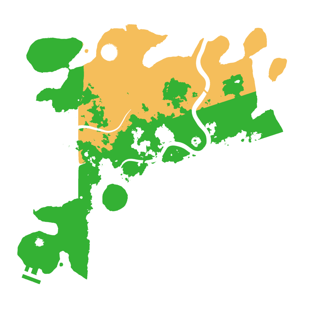 Biome Rust Map: Procedural Map, Size: 3300, Seed: 1378271430