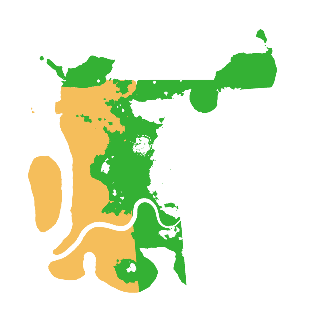 Biome Rust Map: Procedural Map, Size: 3000, Seed: 53023