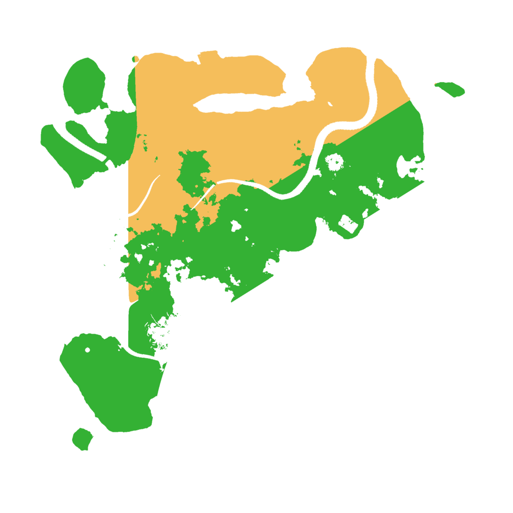 Biome Rust Map: Procedural Map, Size: 3000, Seed: 2719727