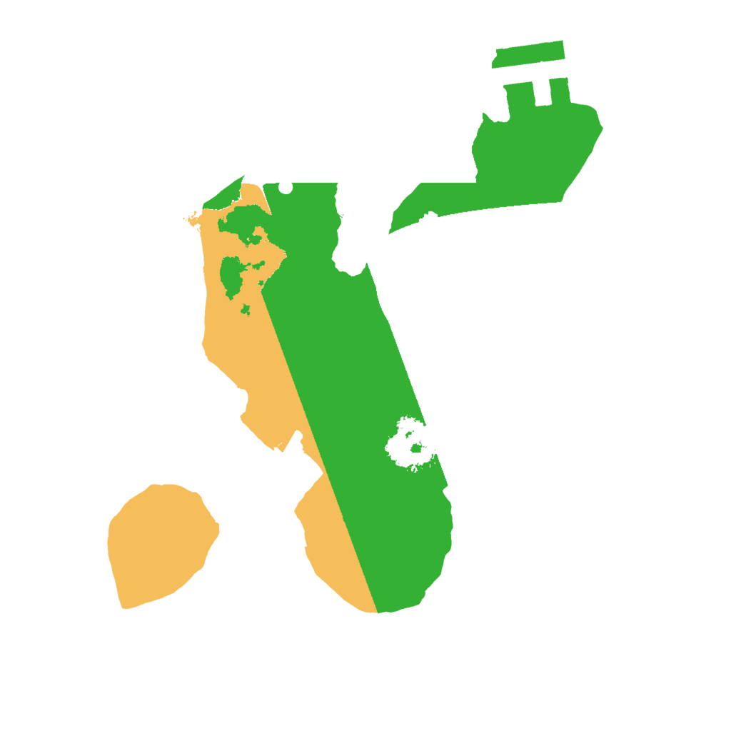 Biome Rust Map: Procedural Map, Size: 1550, Seed: 69864