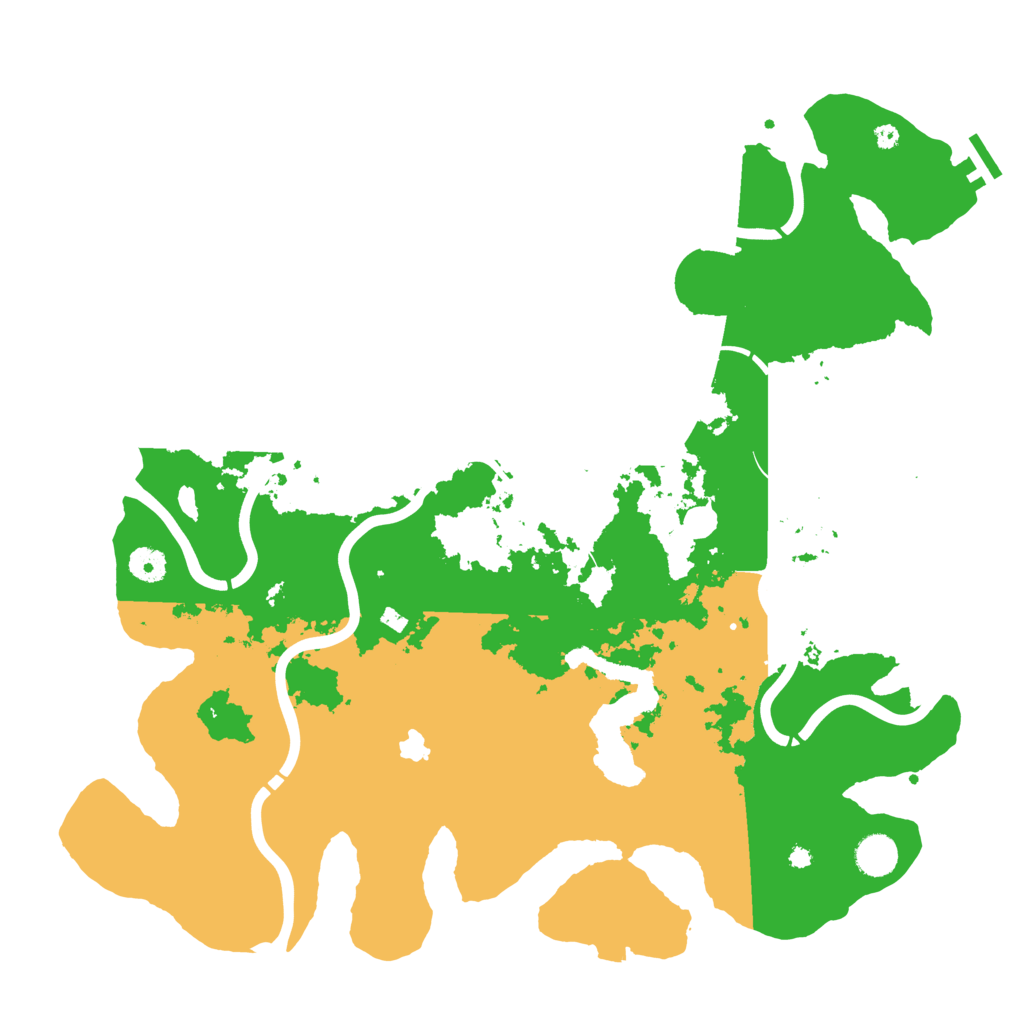 Biome Rust Map: Procedural Map, Size: 4250, Seed: 3127654