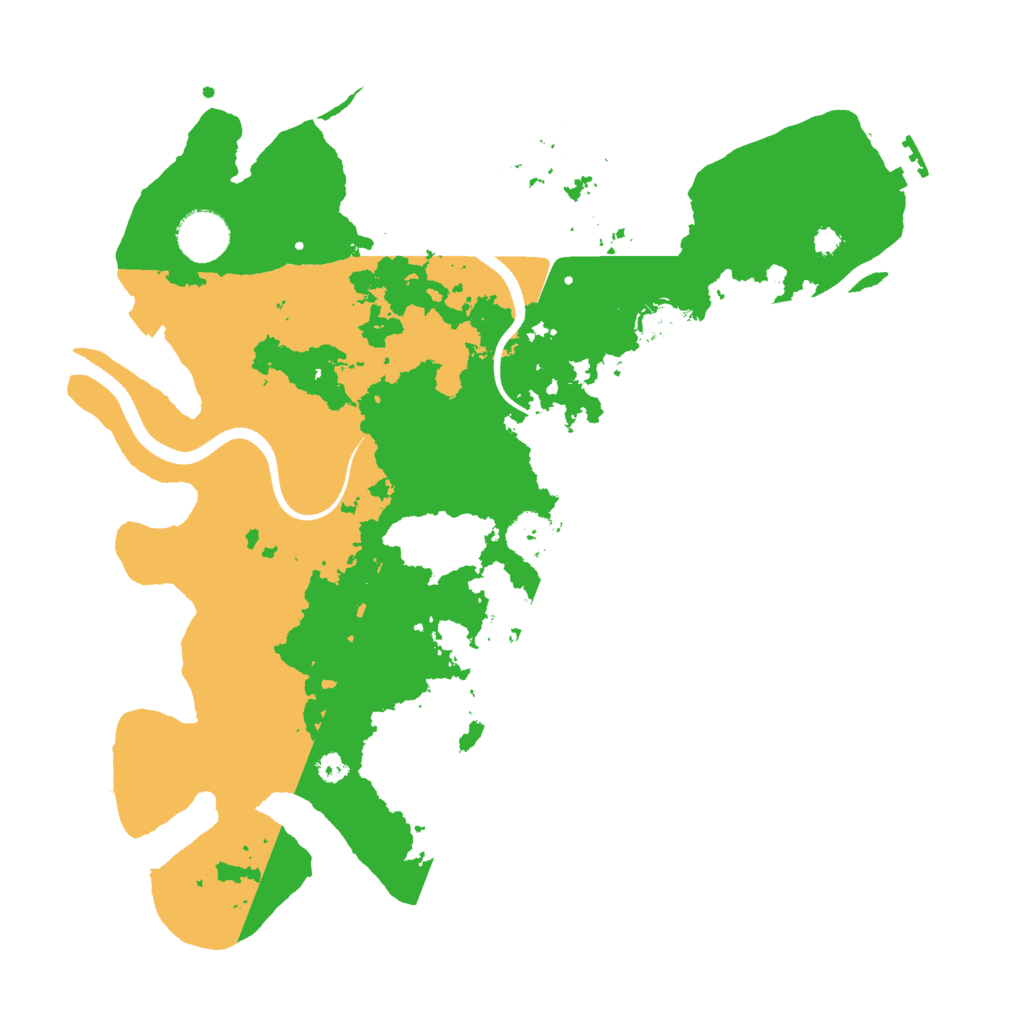 Biome Rust Map: Procedural Map, Size: 3500, Seed: 1678205336