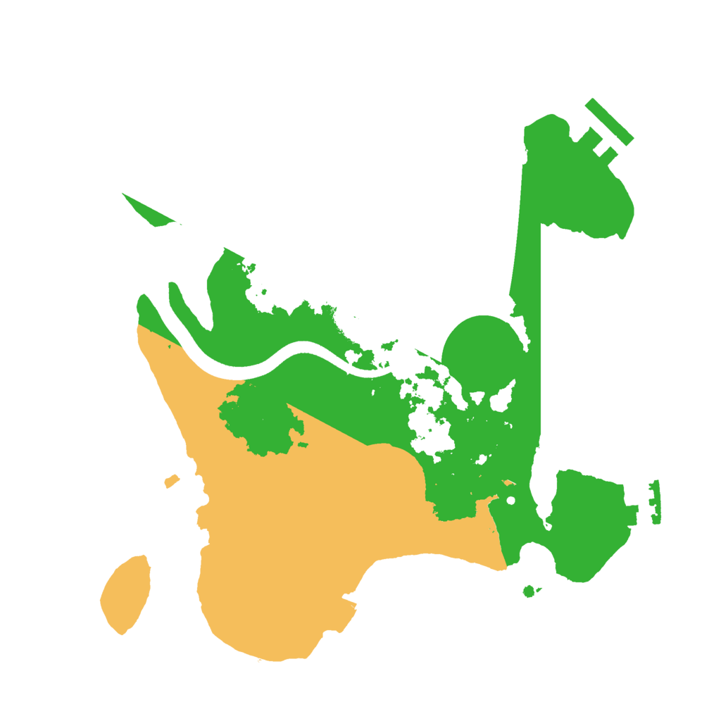 Biome Rust Map: Procedural Map, Size: 2500, Seed: 46756747