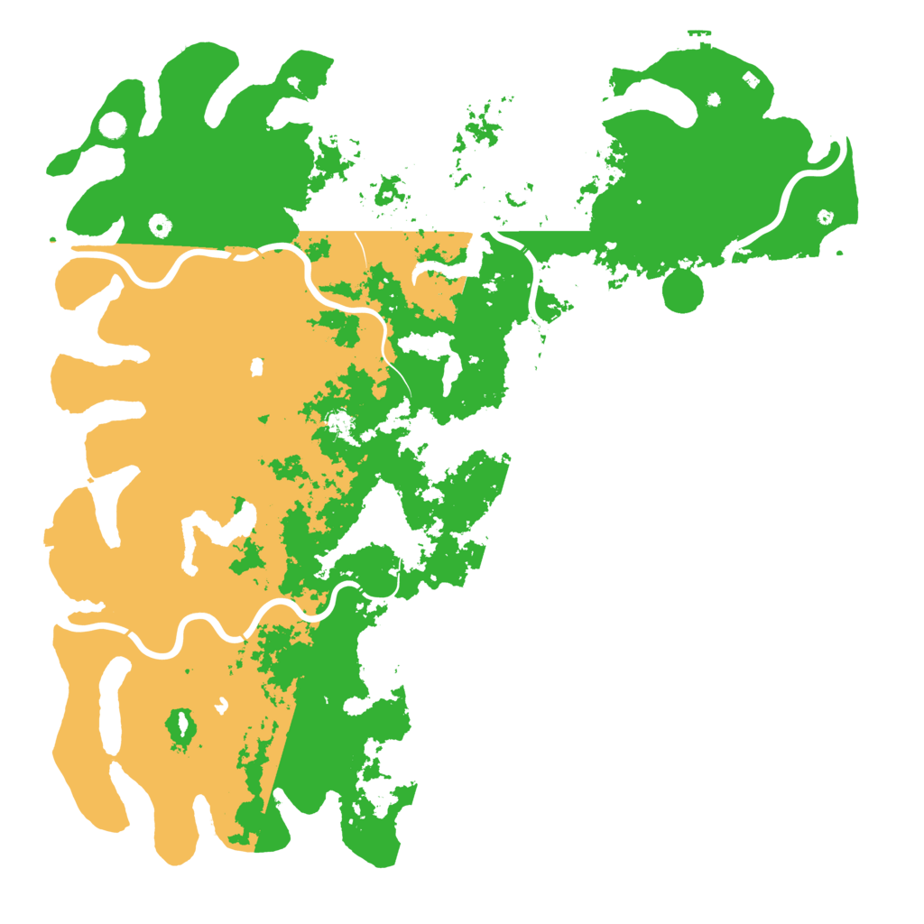 Biome Rust Map: Procedural Map, Size: 6000, Seed: 202416