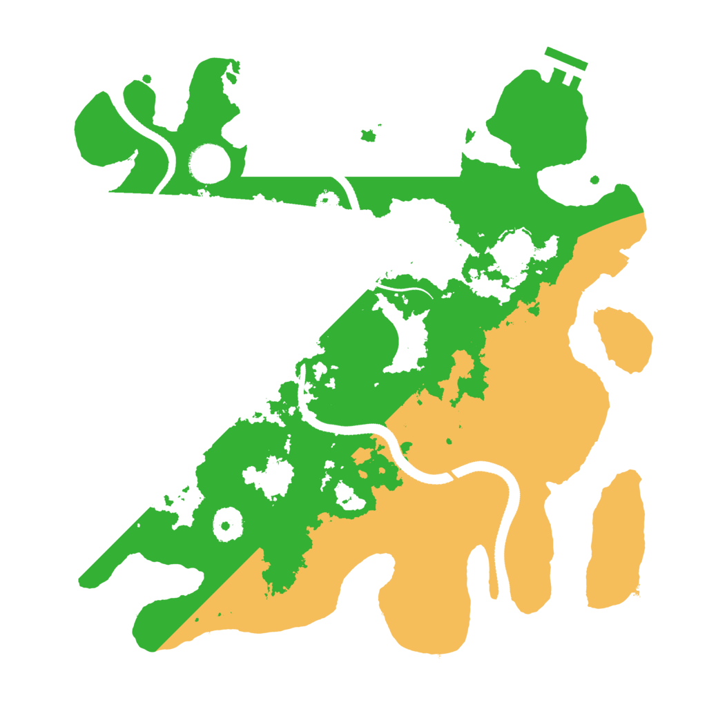Biome Rust Map: Procedural Map, Size: 3250, Seed: 256233467
