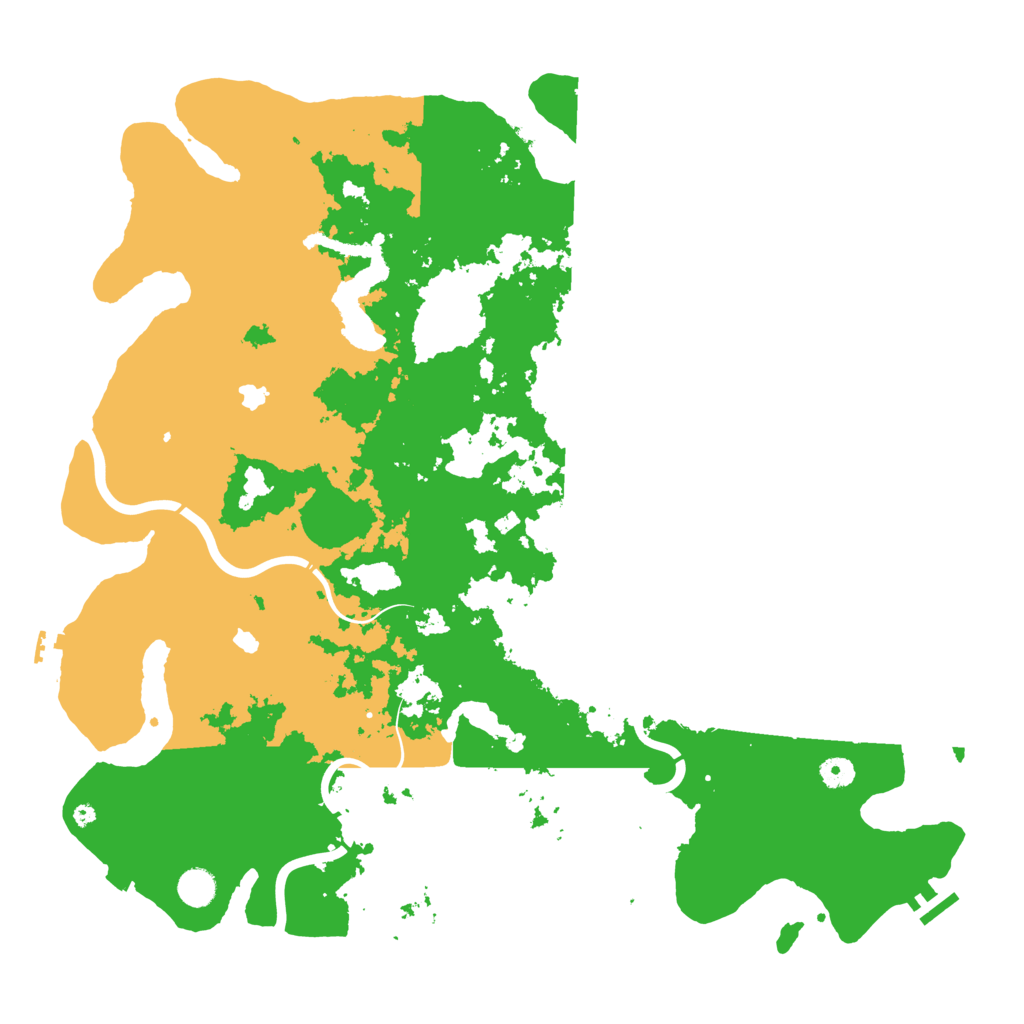 Biome Rust Map: Procedural Map, Size: 4700, Seed: 22809