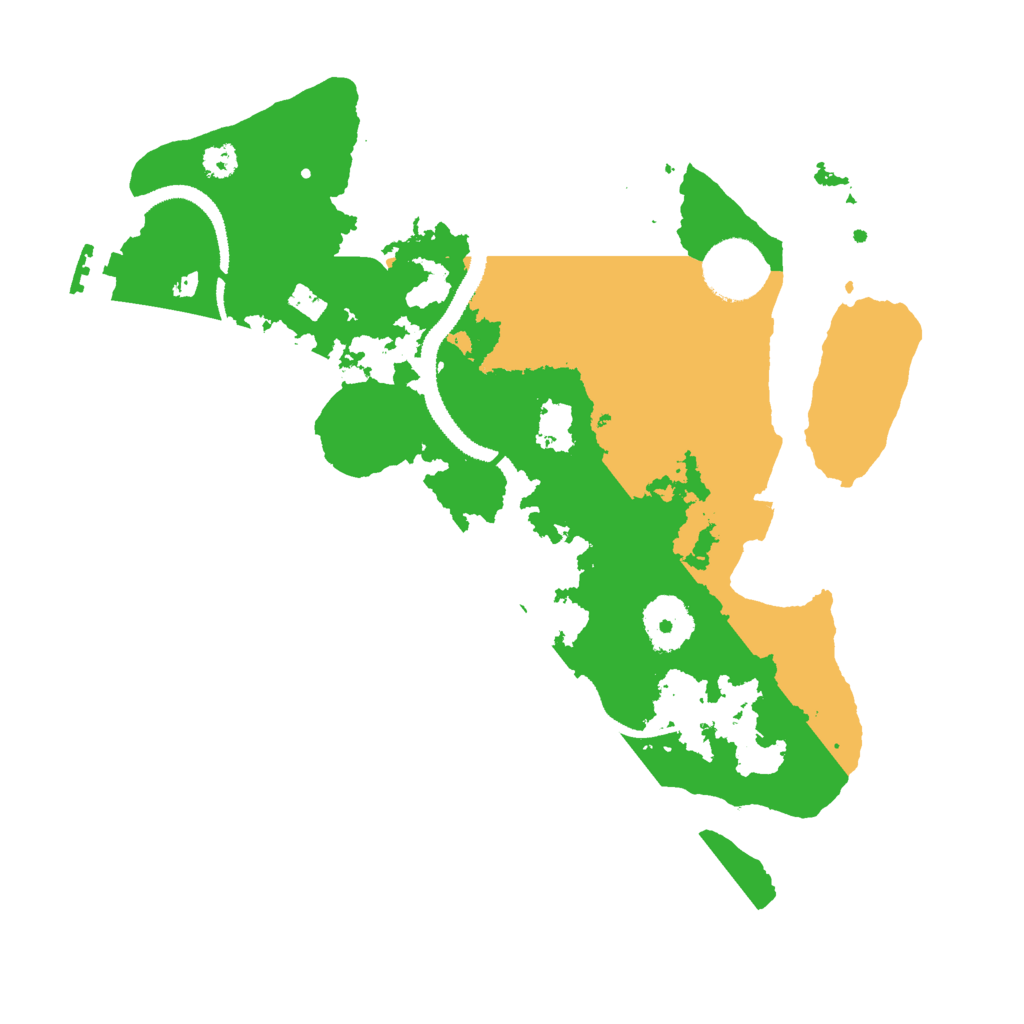 Biome Rust Map: Procedural Map, Size: 3000, Seed: 1830198074