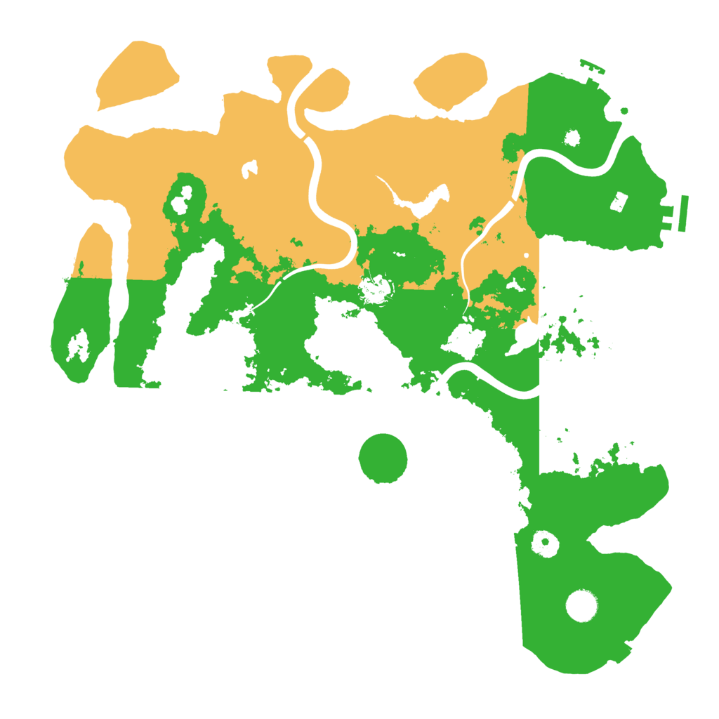 Biome Rust Map: Procedural Map, Size: 4000, Seed: 3041971