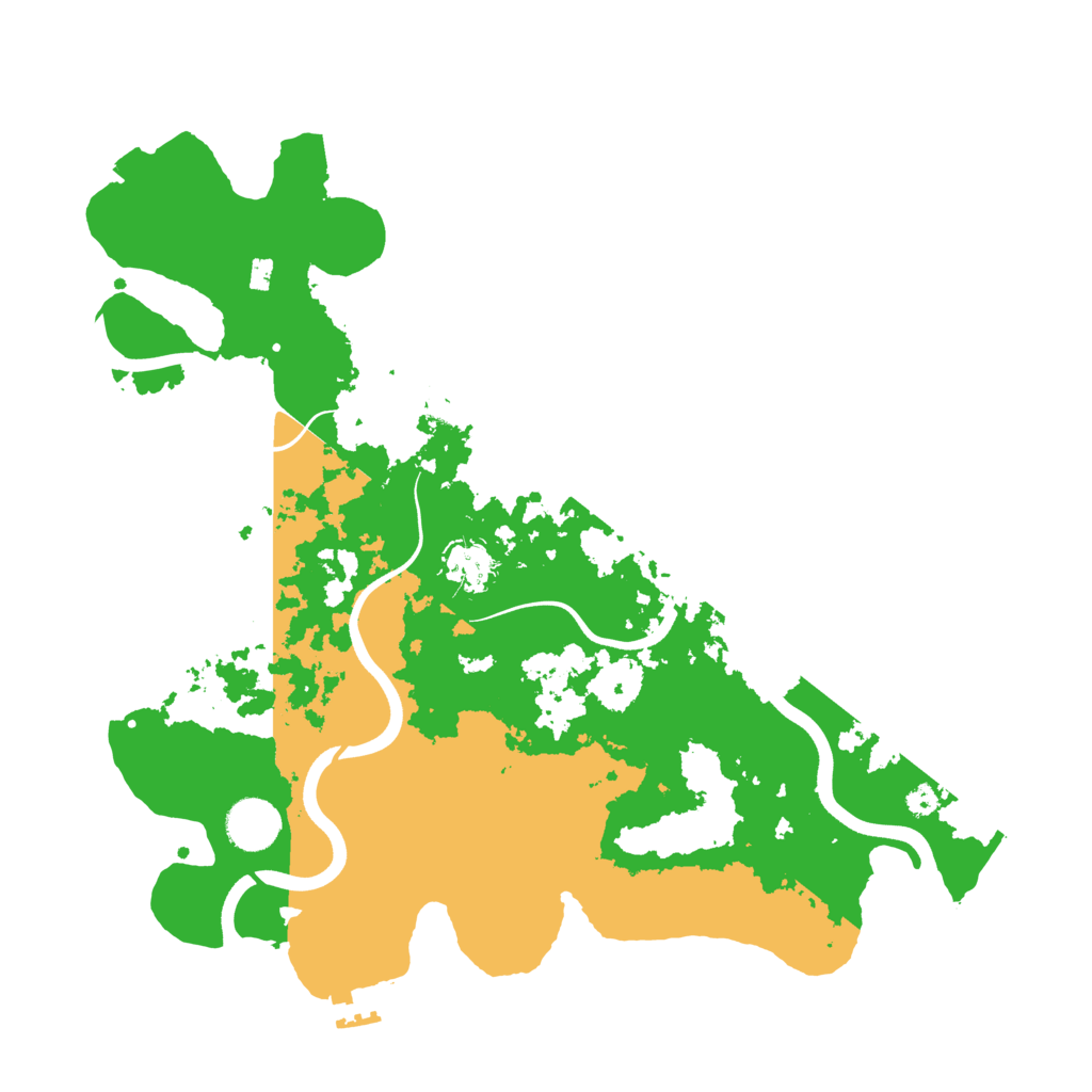 Biome Rust Map: Procedural Map, Size: 3700, Seed: 1930836601