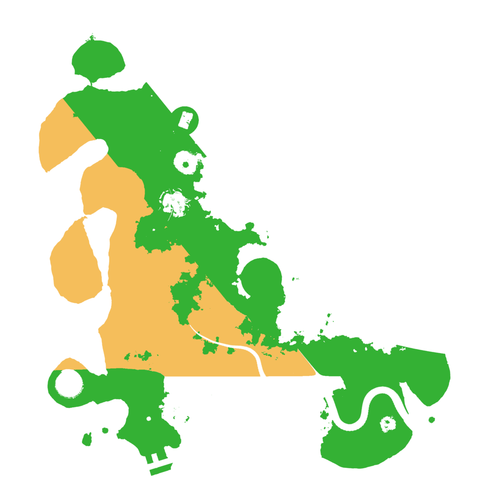 Biome Rust Map: Procedural Map, Size: 3250, Seed: 1951098844