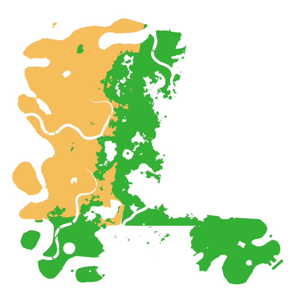 Biome Rust Map: Procedural Map, Size: 4500, Seed: 1356191835