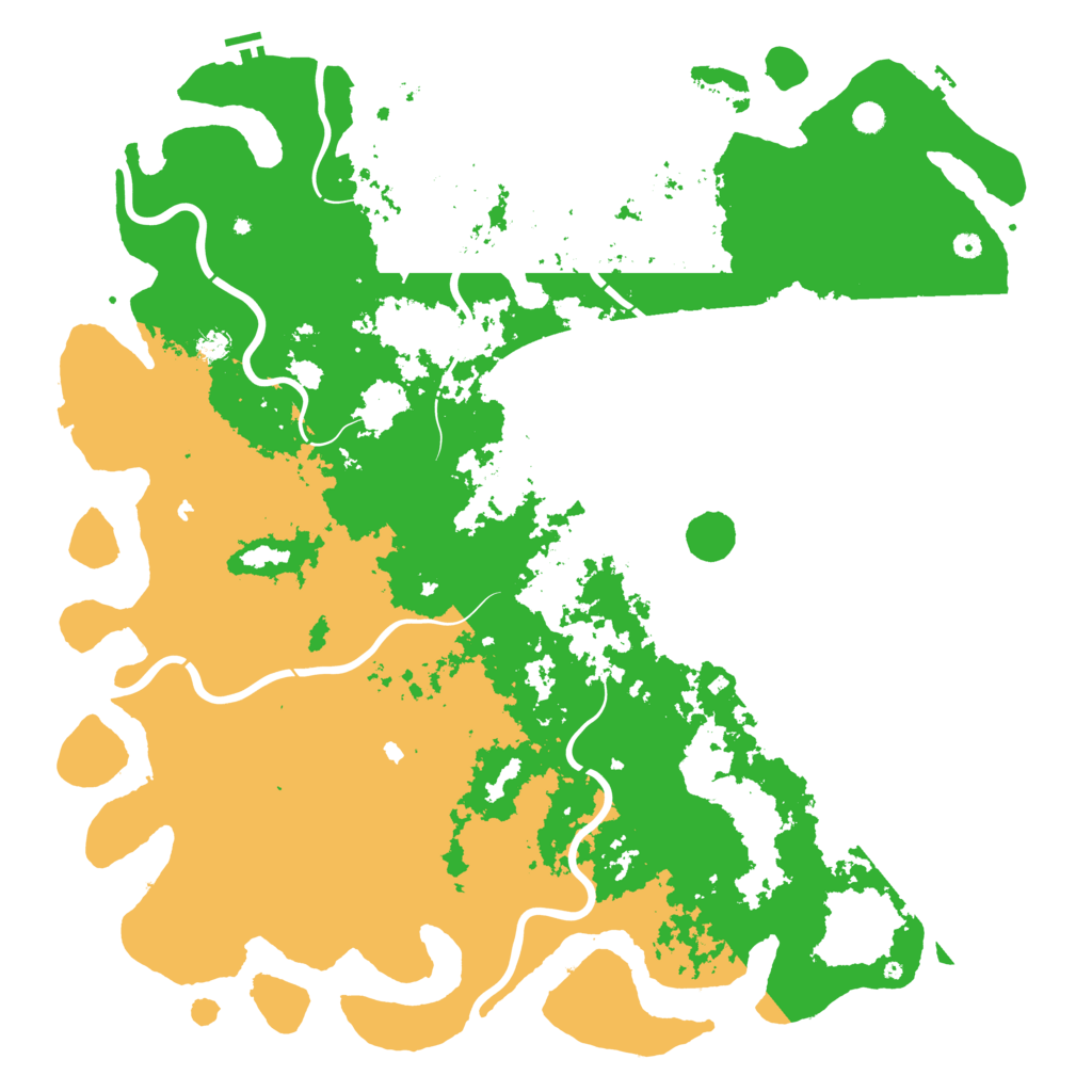 Biome Rust Map: Procedural Map, Size: 6000, Seed: 855212051