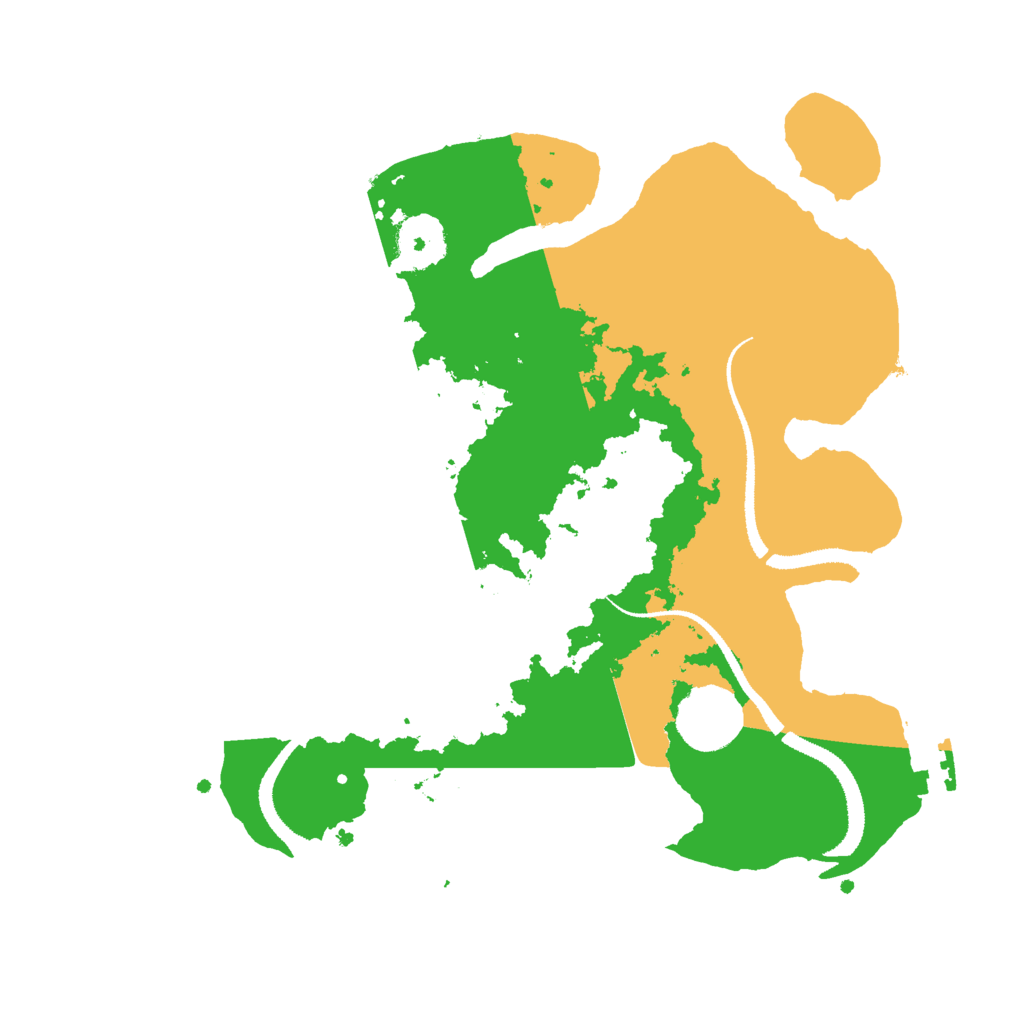 Biome Rust Map: Procedural Map, Size: 3000, Seed: 536753825