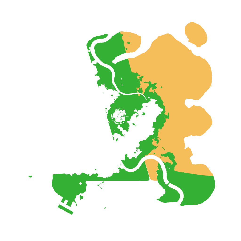 Biome Rust Map: Procedural Map, Size: 3000, Seed: 536753825
