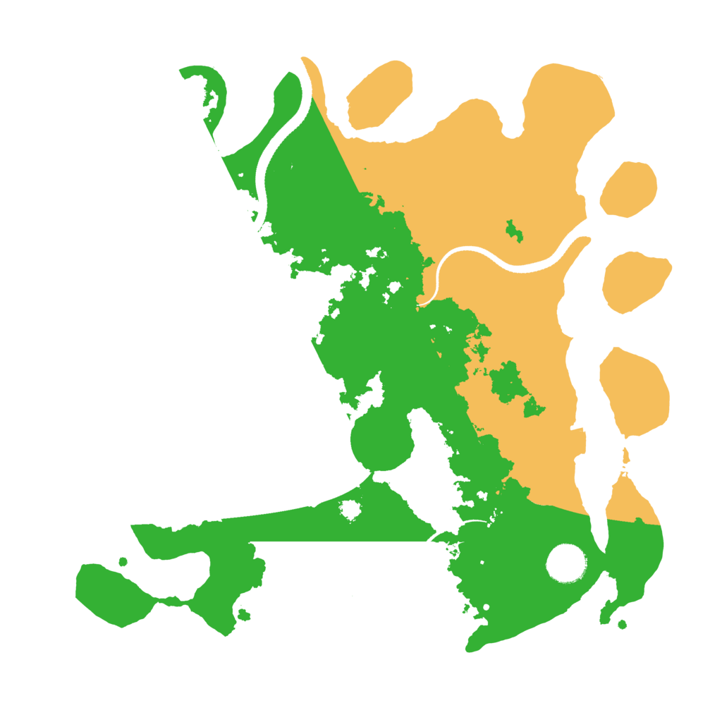 Biome Rust Map: Procedural Map, Size: 3250, Seed: 201668968