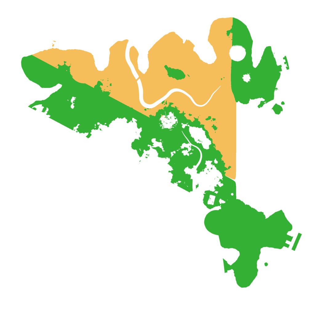 Biome Rust Map: Procedural Map, Size: 3500, Seed: 21981000