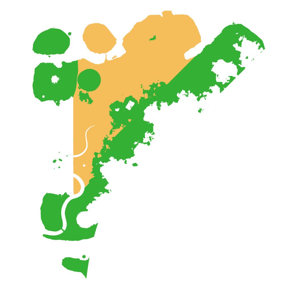 Biome Rust Map: Procedural Map, Size: 3500, Seed: 607836590