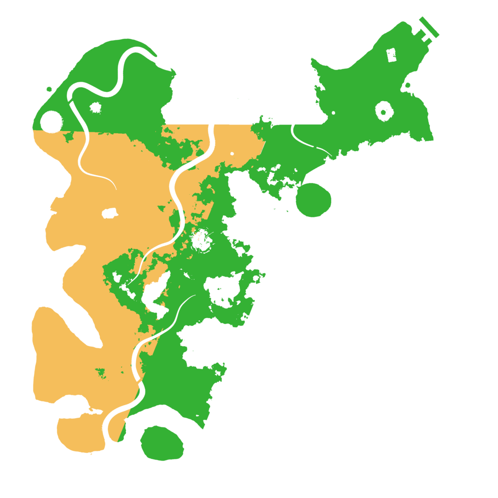 Biome Rust Map: Procedural Map, Size: 4000, Seed: 1269198202