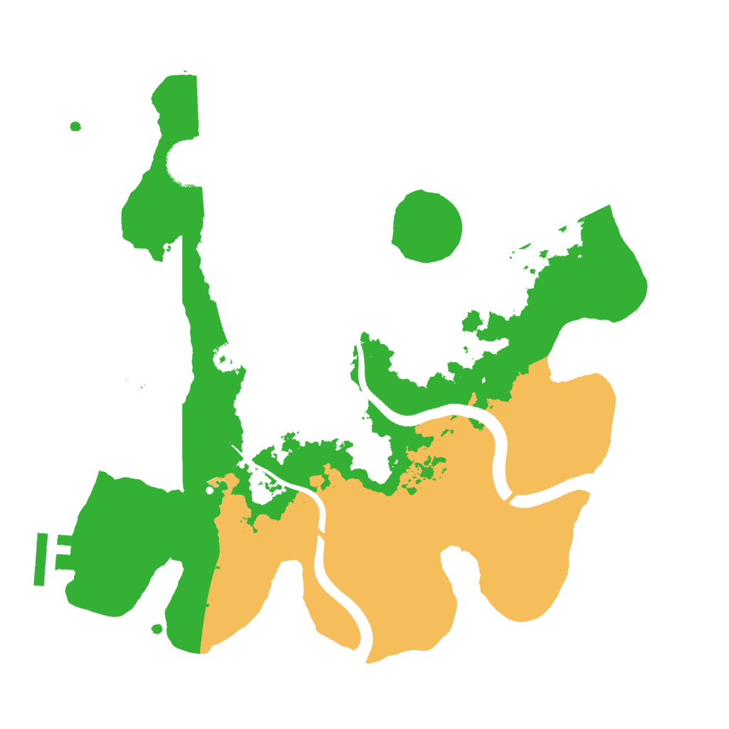 Biome Rust Map: Procedural Map, Size: 2800, Seed: 815292