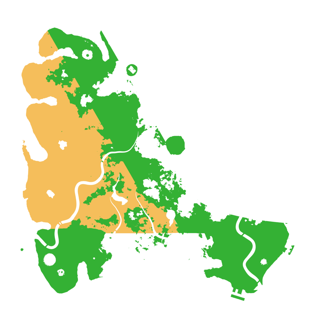 Biome Rust Map: Procedural Map, Size: 4500, Seed: 387977527