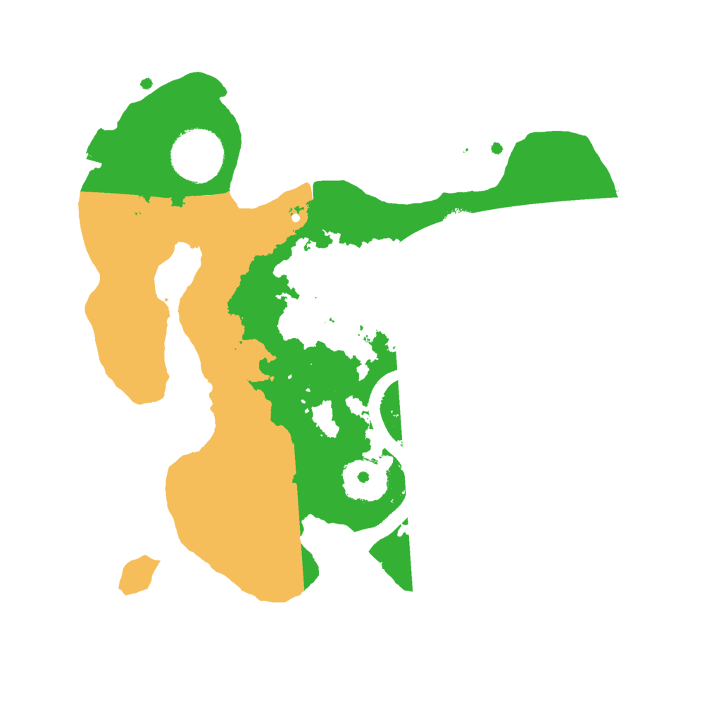 Biome Rust Map: Procedural Map, Size: 2500, Seed: 2141737192