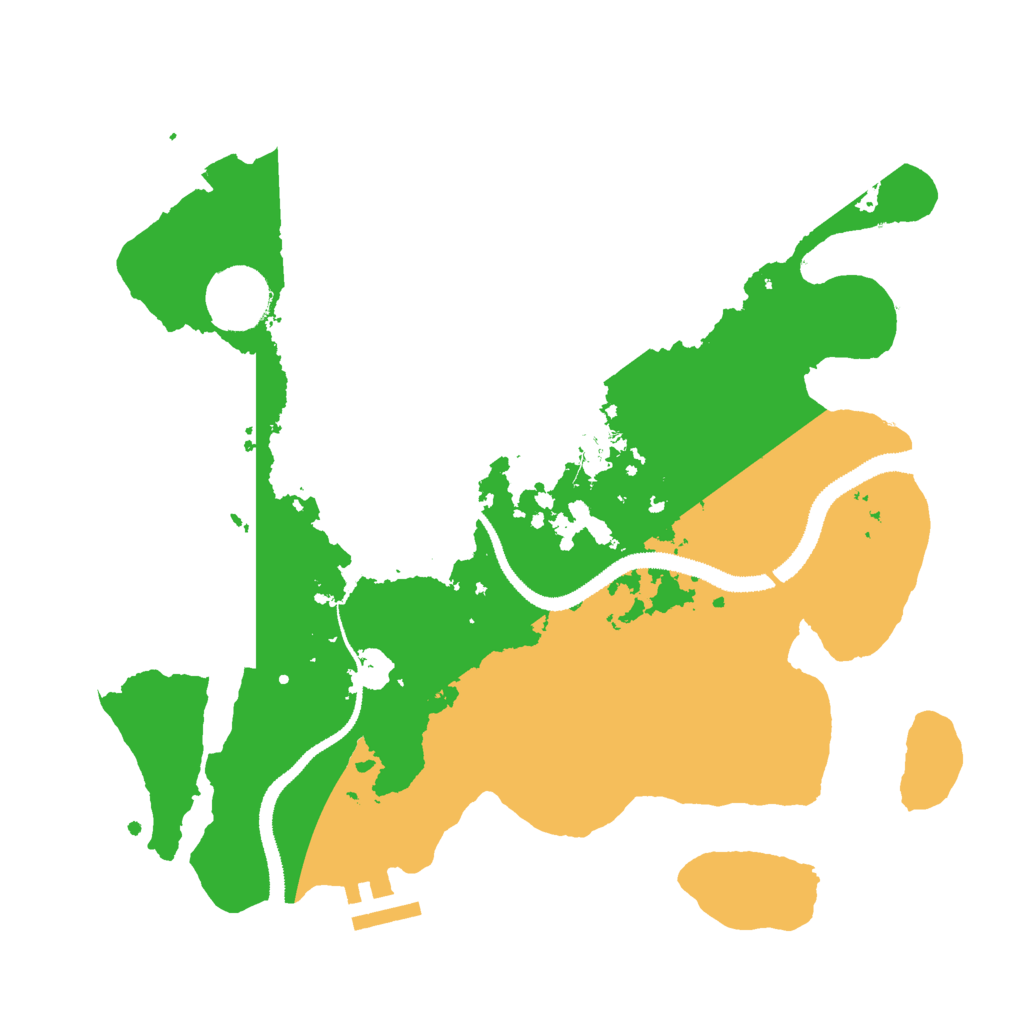 Biome Rust Map: Procedural Map, Size: 3000, Seed: 981483356