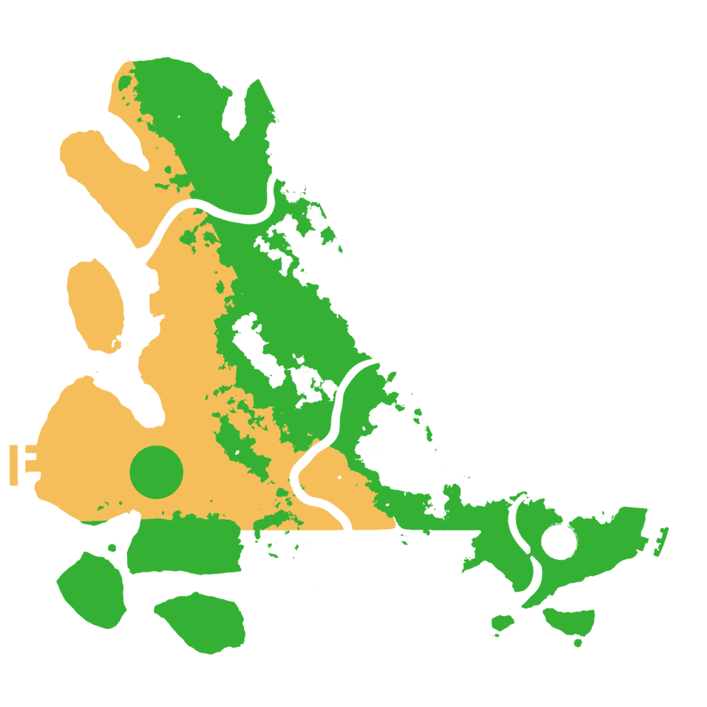 Biome Rust Map: Procedural Map, Size: 3500, Seed: 1125784389