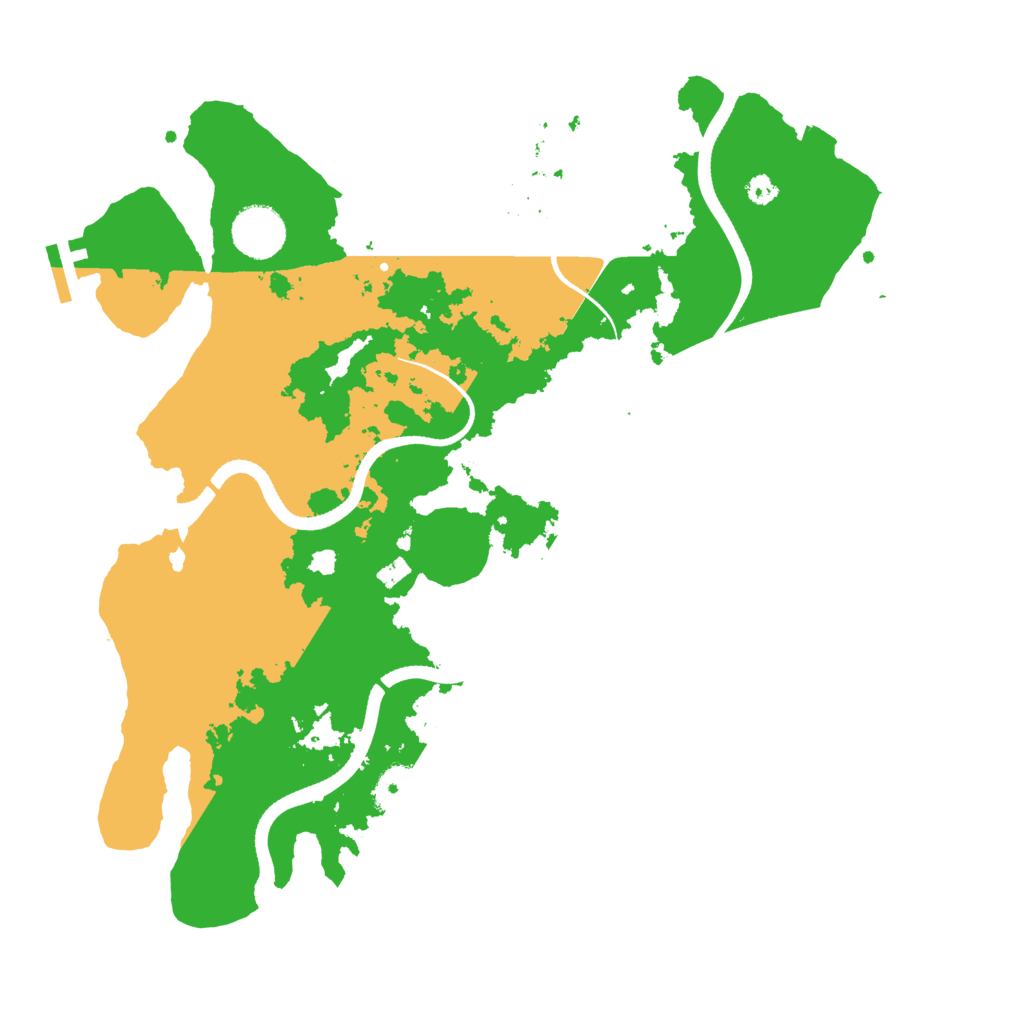 Biome Rust Map: Procedural Map, Size: 3500, Seed: 1199875328