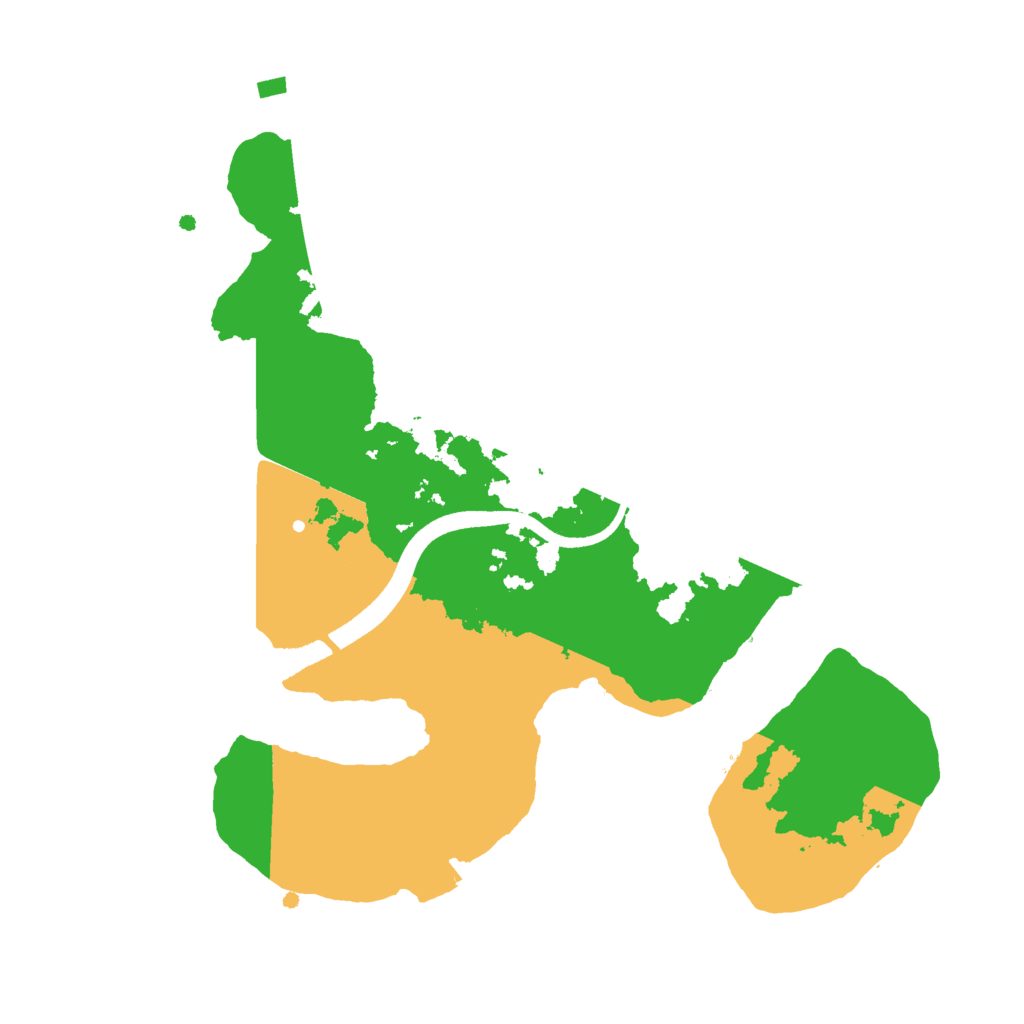 Biome Rust Map: Procedural Map, Size: 2500, Seed: 19871566