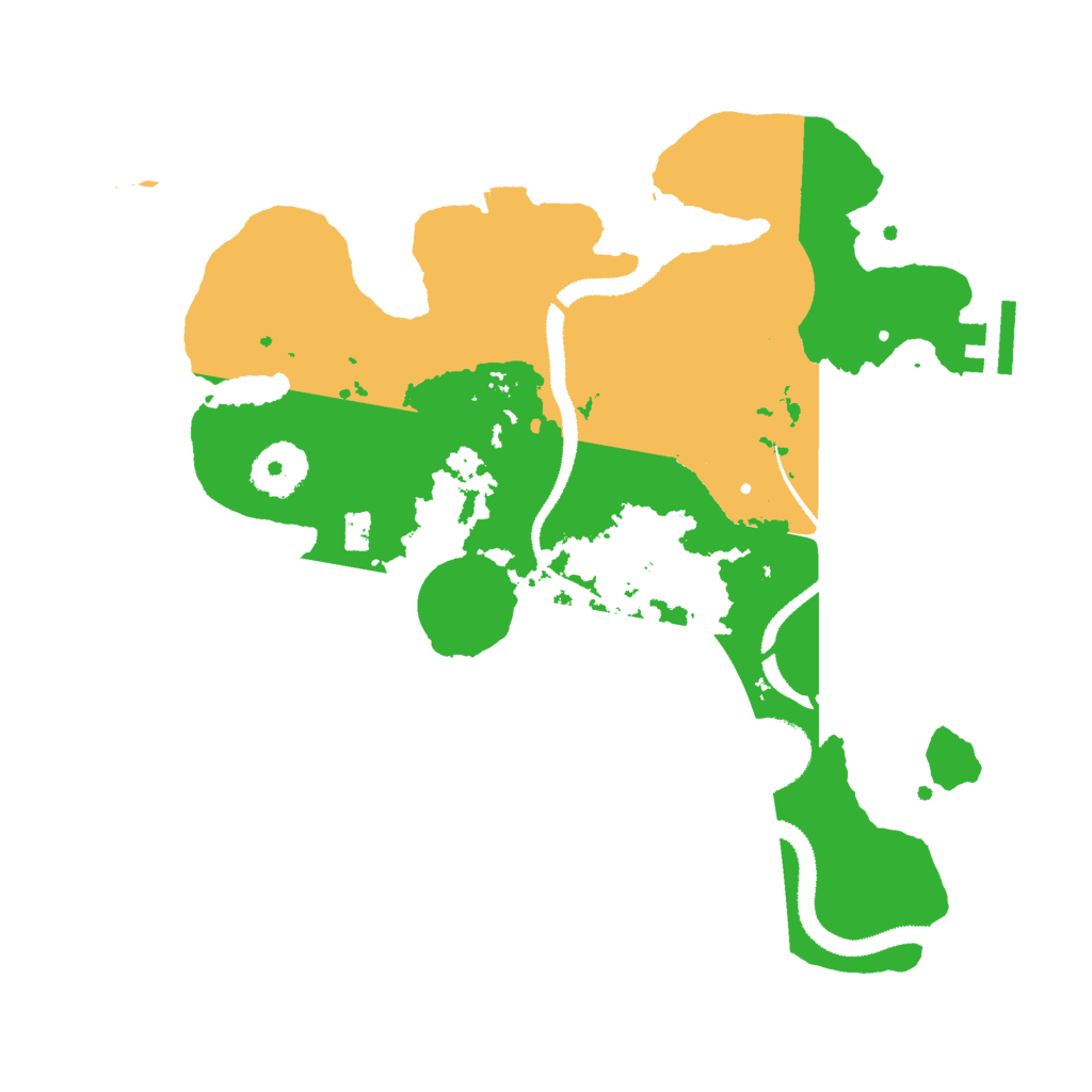Biome Rust Map: Procedural Map, Size: 3000, Seed: 976637431