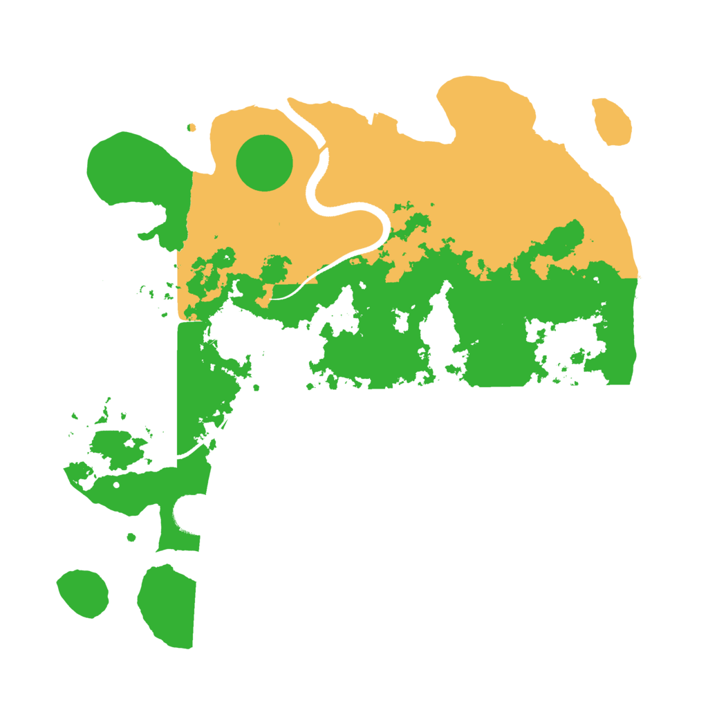 Biome Rust Map: Procedural Map, Size: 3300, Seed: 83402490