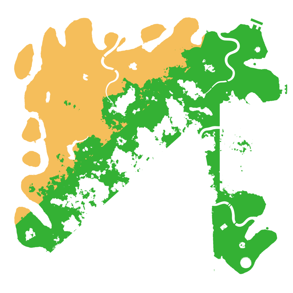 Biome Rust Map: Procedural Map, Size: 4700, Seed: 1287123319