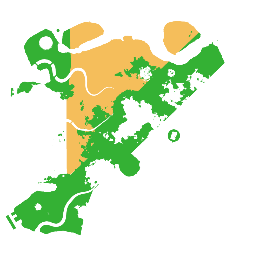 Biome Rust Map: Procedural Map, Size: 3500, Seed: 1969407897