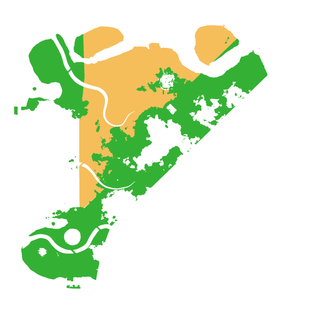 Biome Rust Map: Procedural Map, Size: 3500, Seed: 1969407897