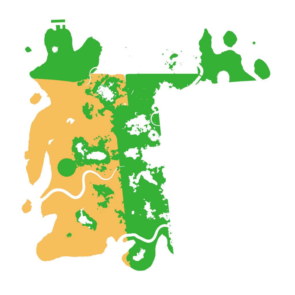 Biome Rust Map: Procedural Map, Size: 4250, Seed: 441539633