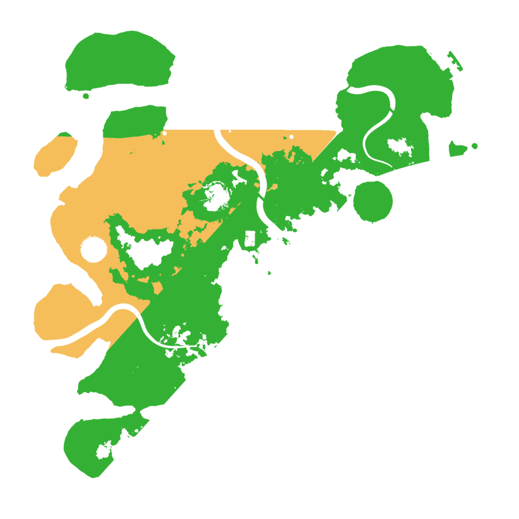 Biome Rust Map: Procedural Map, Size: 3500, Seed: 741442306