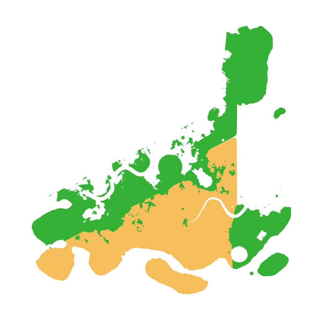 Biome Rust Map: Procedural Map, Size: 3500, Seed: 1359138737