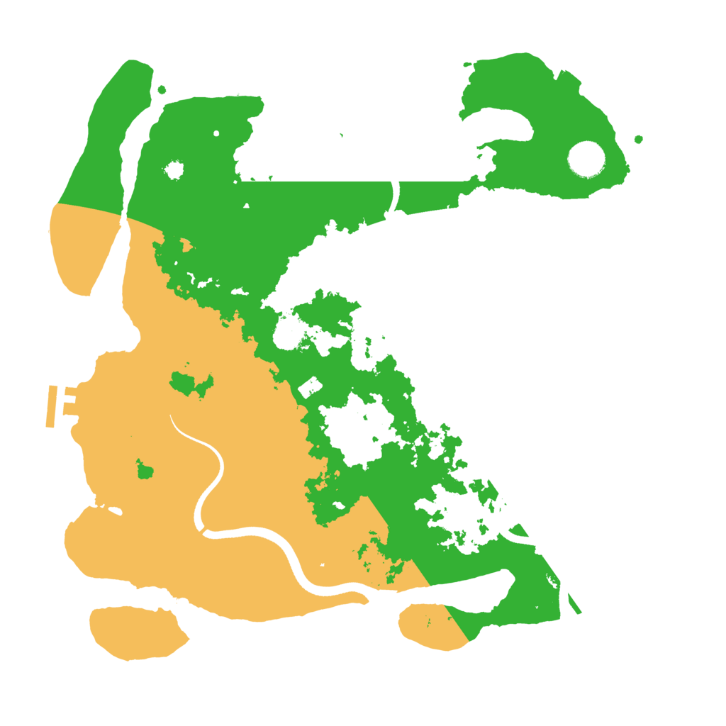 Biome Rust Map: Procedural Map, Size: 3500, Seed: 426354