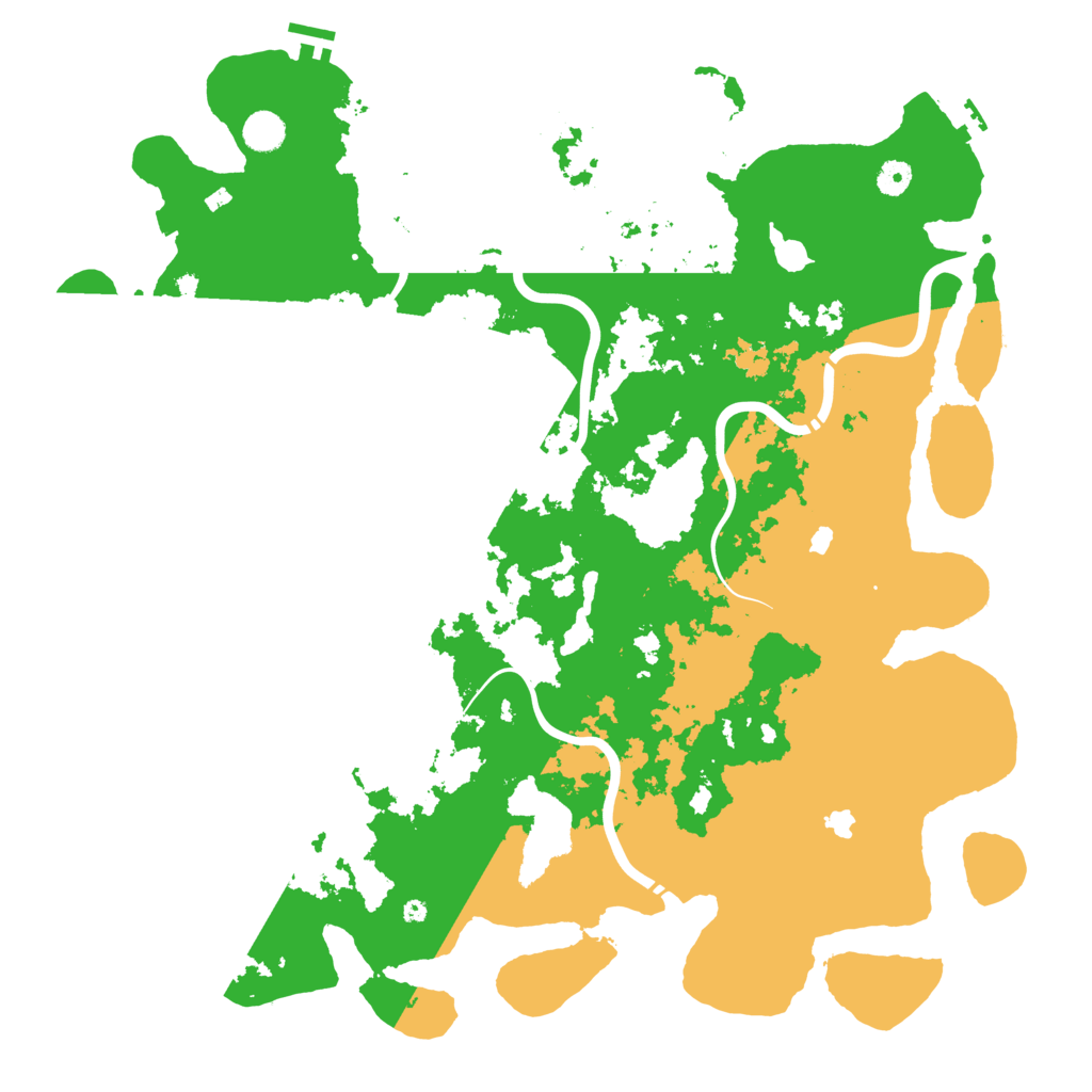 Biome Rust Map: Procedural Map, Size: 4700, Seed: 530480193